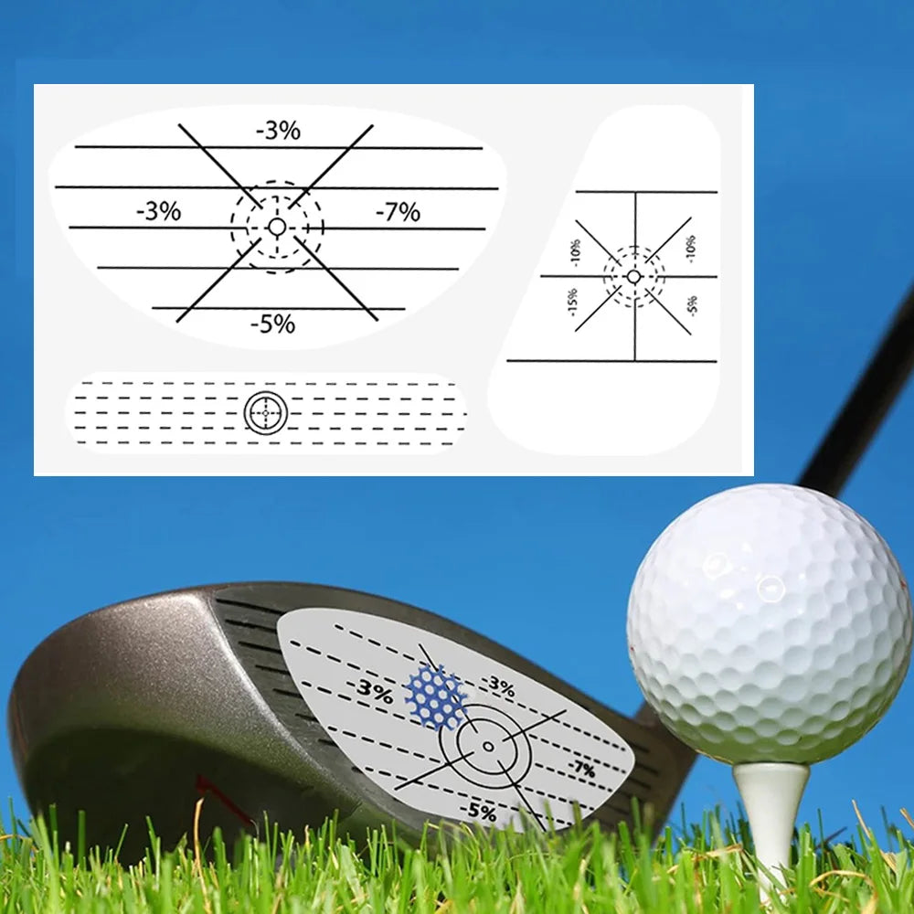150PCS Golf Club Impact Tape Stickers - Perfect for Driver, Woods, Irons & Putter Training Aids to Enhance Your Swing Practice