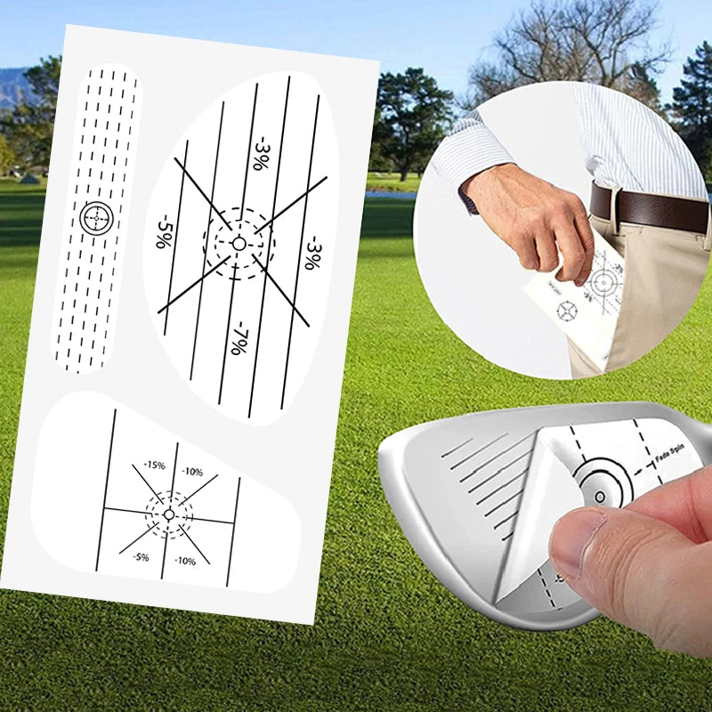 150PCS Golf Club Impact Tape Stickers - Perfect for Driver, Woods, Irons & Putter Training Aids to Enhance Your Swing Practice