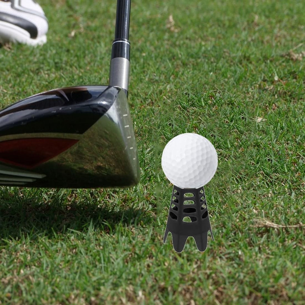 Premium Plastic Golf Tees for Indoor and Outdoor Use - Black Simulator Tees