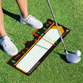 Beginner's Golf Training Mat - Posture and Stance Corrector with Built-In Training Aid