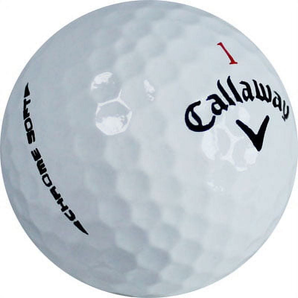(2 Pack)  Chrome Soft White Refinished Golf Balls 12 Pack by GBM Golf – Premium Performance Golf Balls