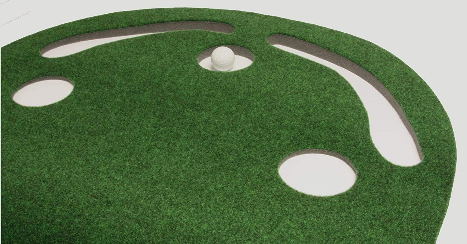 Grassroots Par Three Putting Green Kidney Shaped Golf Practice 9 X 3 Feet
