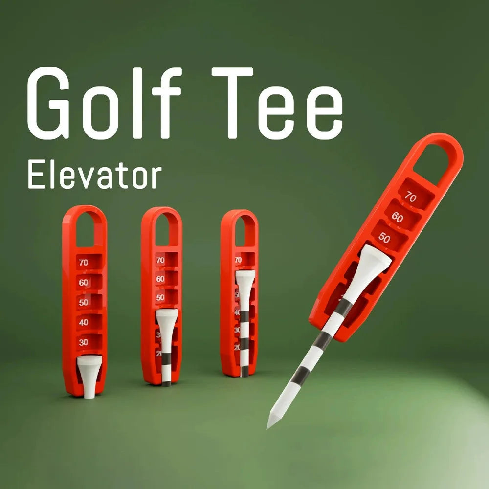 Golf Mount Lifter Ball Seat Height Regulator Golf Tee Stand Accurately Positioned at 20-70 Mm Gift for Golfers Supplies Sport