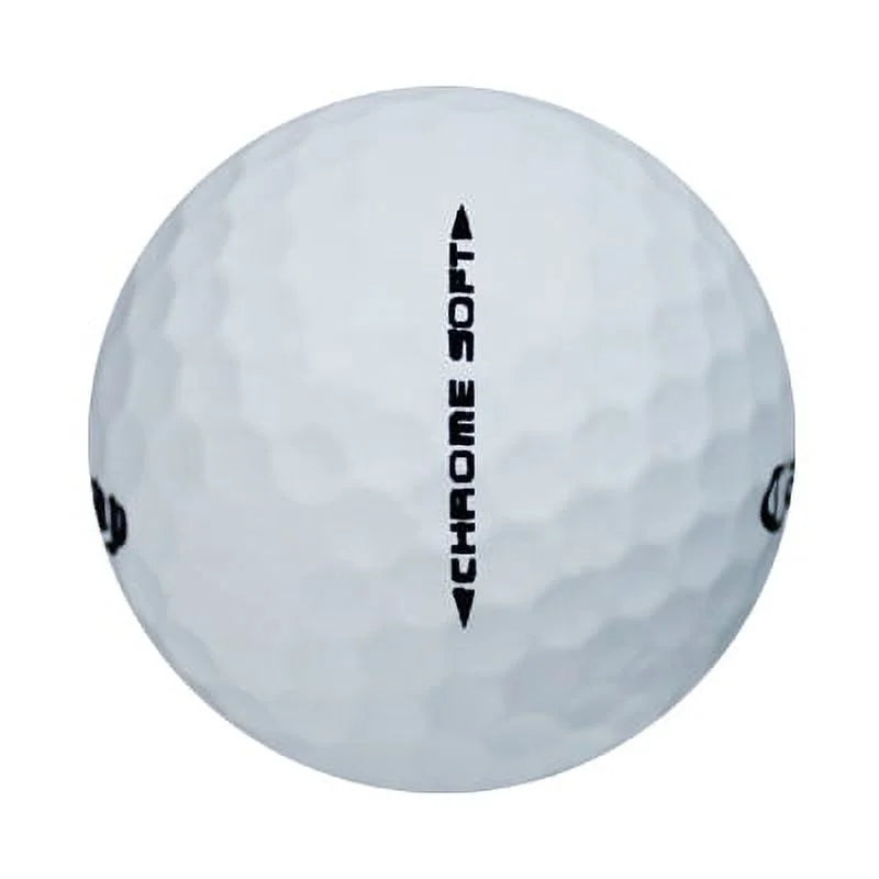 (2 Pack)  Chrome Soft White Refinished Golf Balls 12 Pack by GBM Golf – Premium Performance Golf Balls